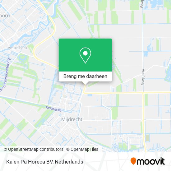 Ka en Pa Horeca BV kaart