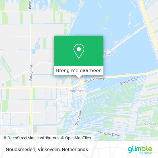 Goudsmederij Vinkeveen kaart