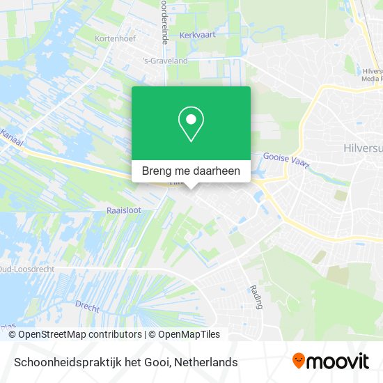 Schoonheidspraktijk het Gooi kaart