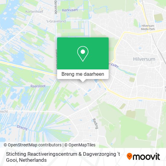 Stichting Reactiveringscentrum & Dagverzorging 't Gooi kaart