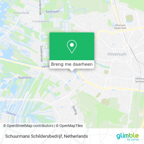 Schuurmans Schildersbedrijf kaart