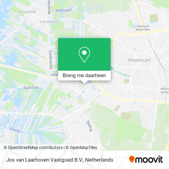 Jos van Laarhoven Vastgoed B.V. kaart