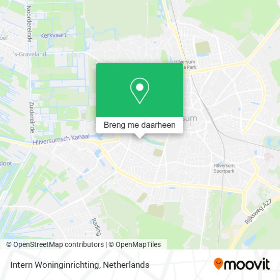 Intern Woninginrichting kaart