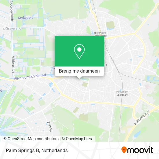 Palm Springs B kaart