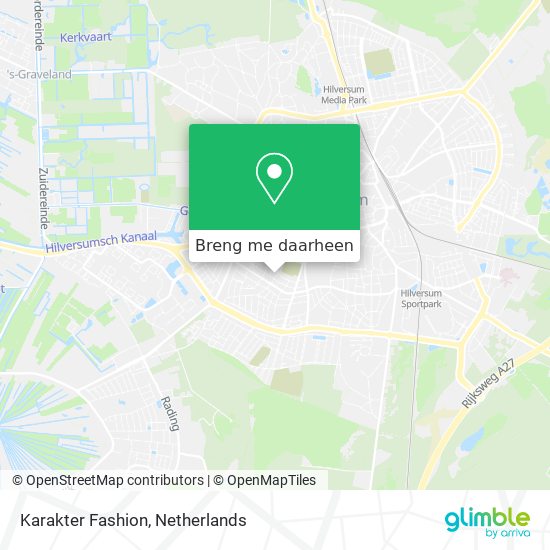 Karakter Fashion kaart