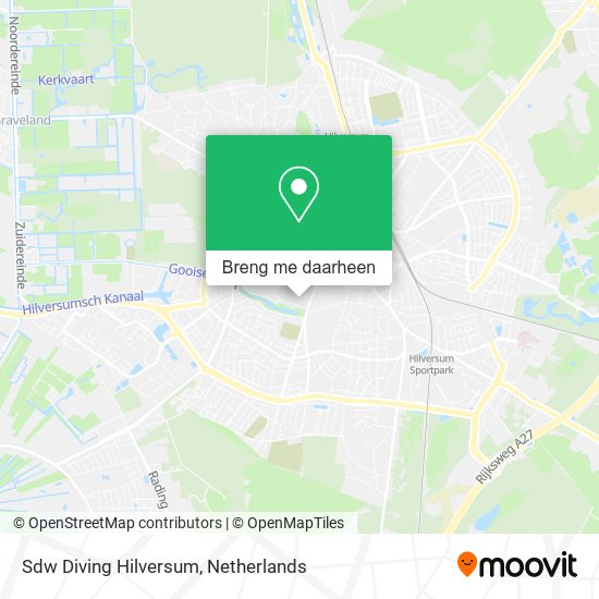 Sdw Diving Hilversum kaart