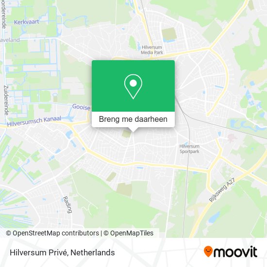 Hilversum Privé kaart