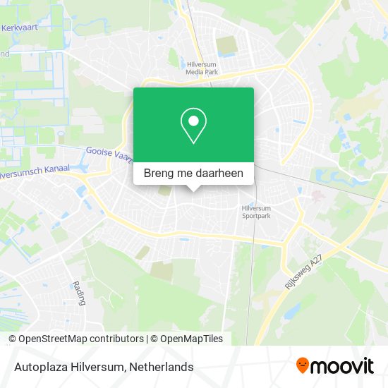 Autoplaza Hilversum kaart