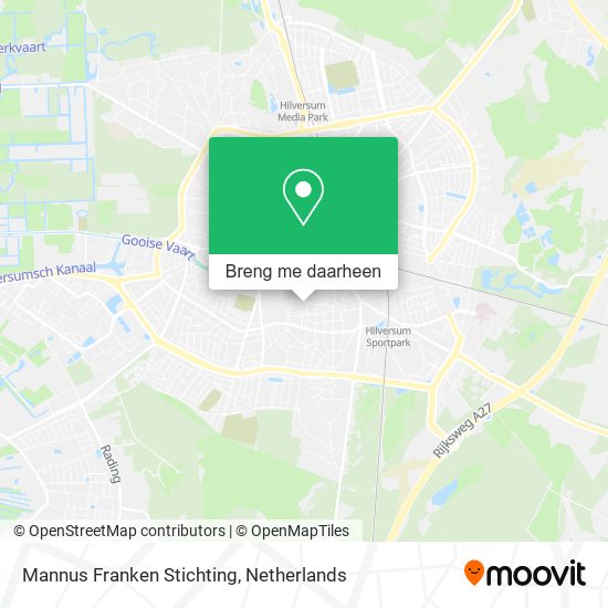 Mannus Franken Stichting kaart