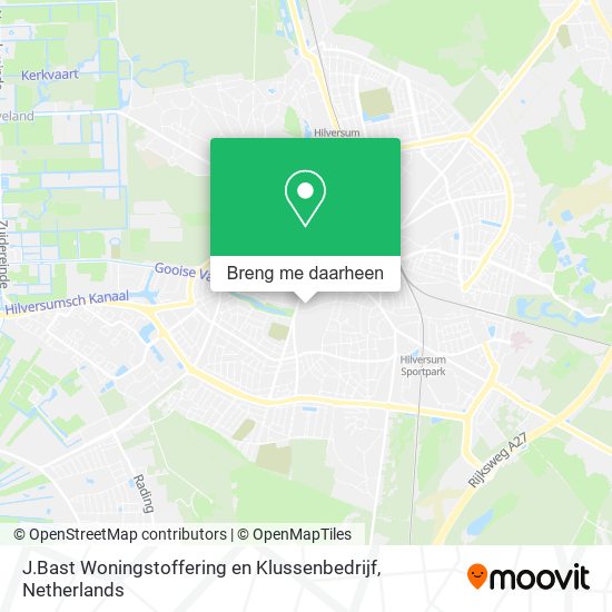 J.Bast Woningstoffering en Klussenbedrijf kaart