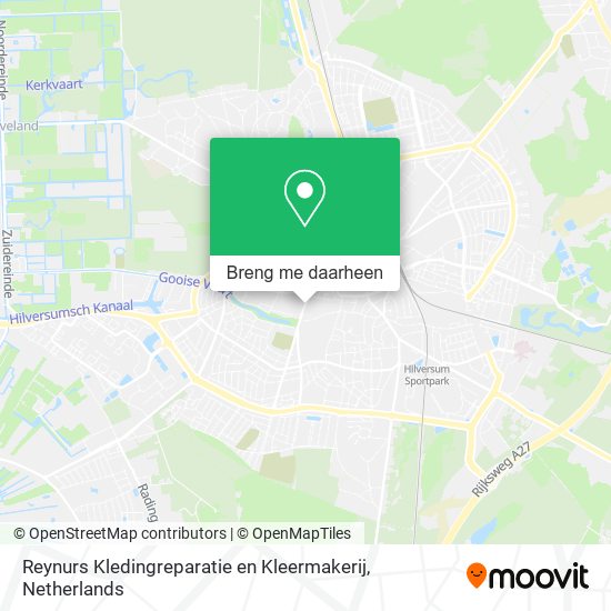 Reynurs Kledingreparatie en Kleermakerij kaart