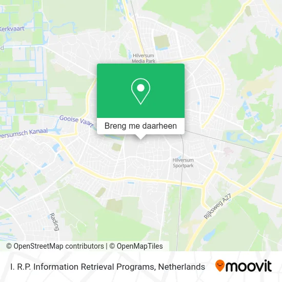 I. R.P. Information Retrieval Programs kaart