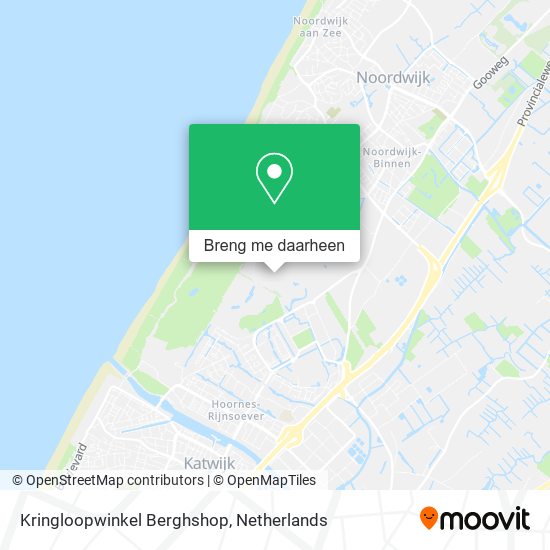 Kringloopwinkel Berghshop kaart