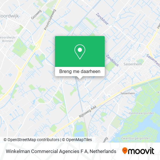 Winkelman Commercial Agencies F A kaart