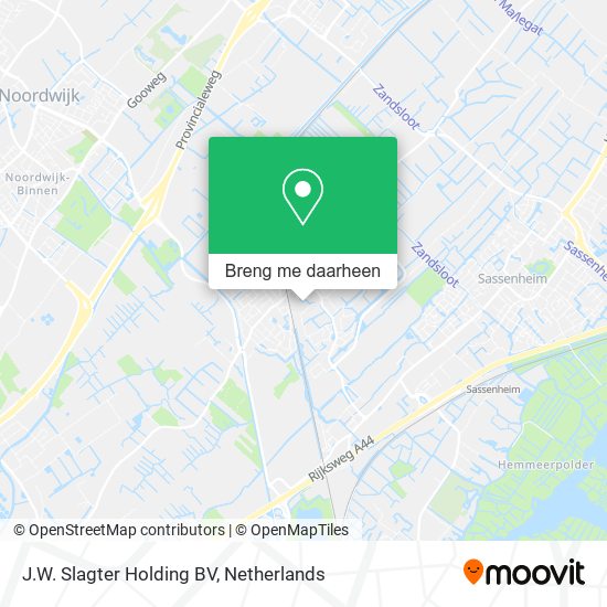 J.W. Slagter Holding BV kaart