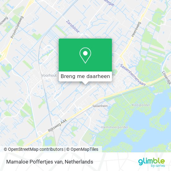 Mamaloe Poffertjes van kaart