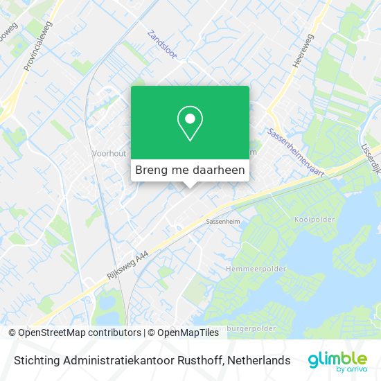 Stichting Administratiekantoor Rusthoff kaart