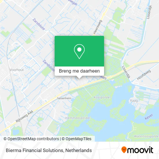 Bierma Financial Solutions kaart