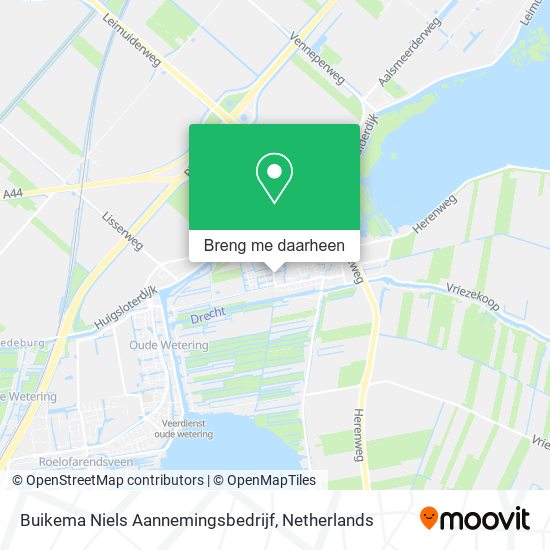 Buikema Niels Aannemingsbedrijf kaart