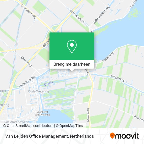 Van Leijden Office Management kaart