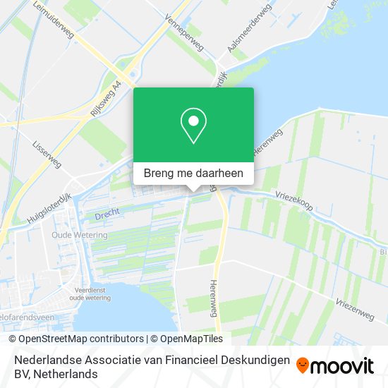 Nederlandse Associatie van Financieel Deskundigen BV kaart