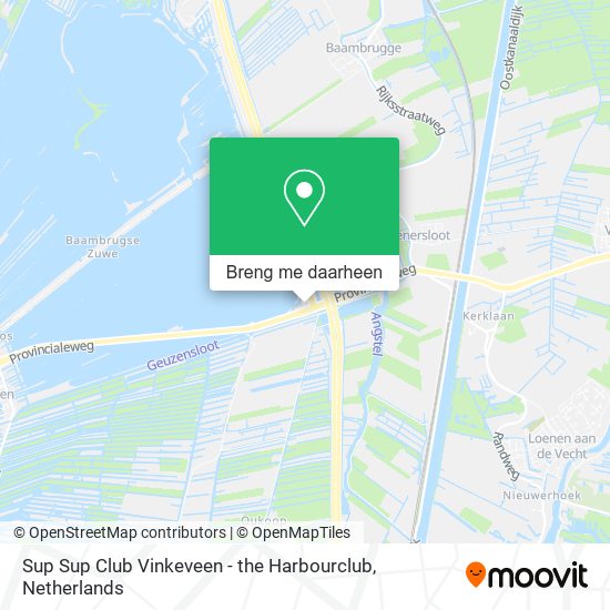 Sup Sup Club Vinkeveen - the Harbourclub kaart