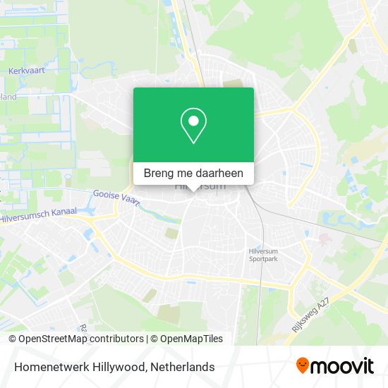 Homenetwerk Hillywood kaart