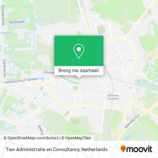 Tien Administratie en Consultancy kaart