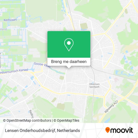 Lensen Onderhoudsbedrijf kaart