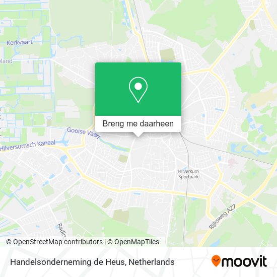 Handelsonderneming de Heus kaart