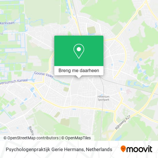 Psychologenpraktijk Gerie Hermans kaart