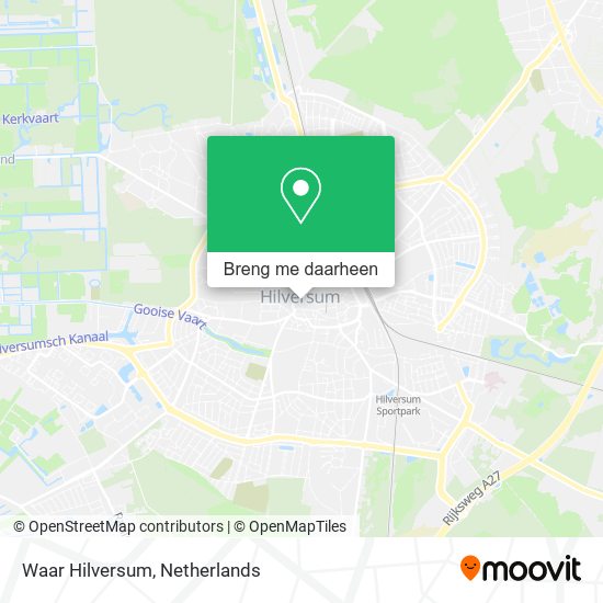 Waar Hilversum kaart