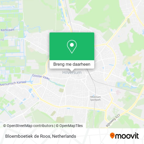 Bloemboetiek de Roos kaart