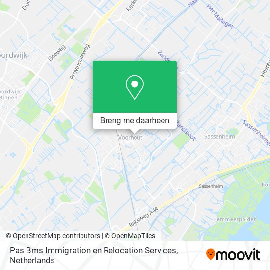 Pas Bms Immigration en Relocation Services kaart