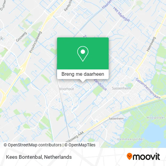 Kees Bontenbal kaart