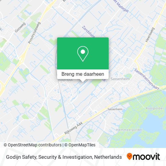 Godijn Safety, Security & Investigation kaart