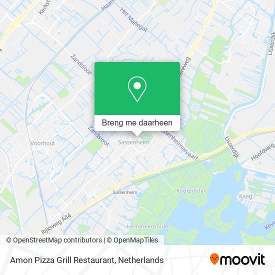 Amon Pizza Grill Restaurant kaart