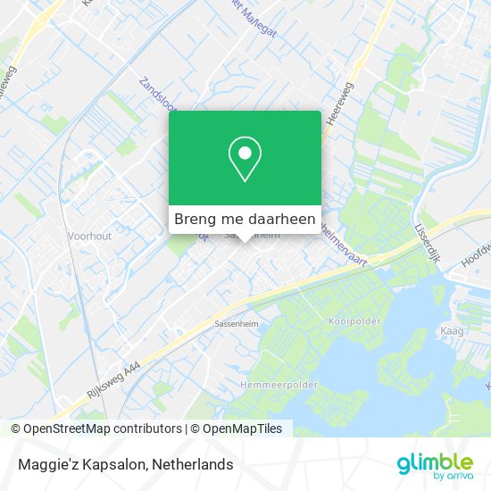 Maggie'z Kapsalon kaart