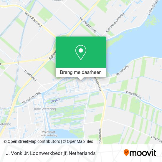 J. Vonk Jr. Loonwerkbedrijf kaart