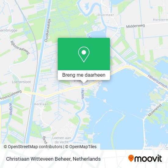 Christiaan Witteveen Beheer kaart