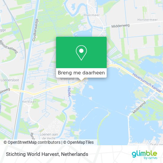 Stichting World Harvest kaart