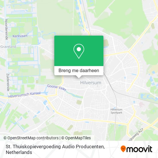 St. Thuiskopievergoeding Audio Producenten kaart