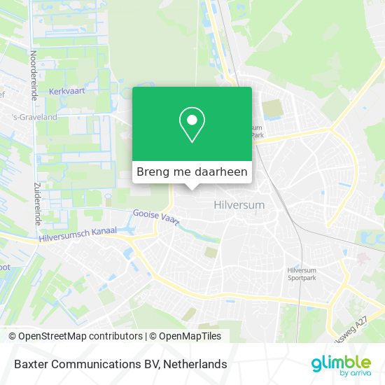 Baxter Communications BV kaart