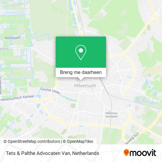 Tets & Palthe Advocaten Van kaart