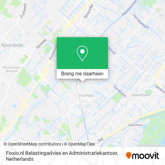Fixxio.nl Belastingadvies en Administratiekantoor kaart