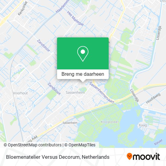 Bloemenatelier Versus Decorum kaart