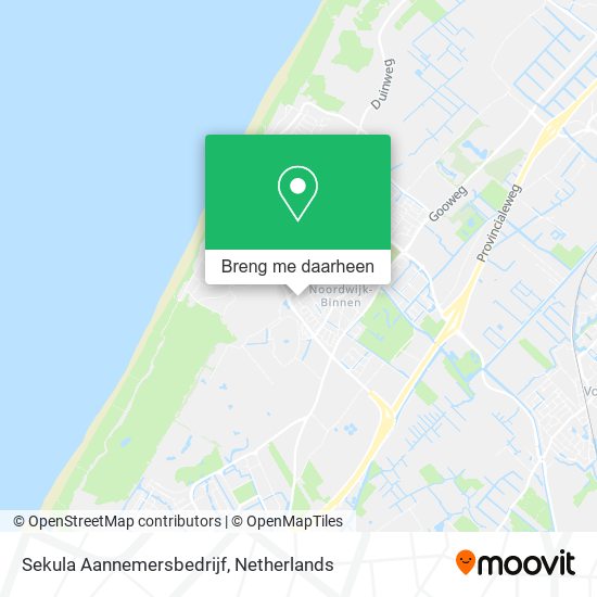 Sekula Aannemersbedrijf kaart