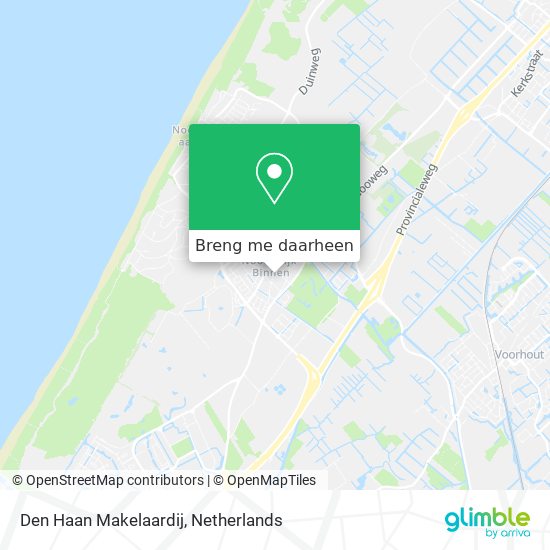 Den Haan Makelaardij kaart