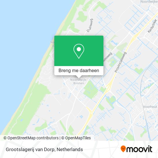 Grootslagerij van Dorp kaart