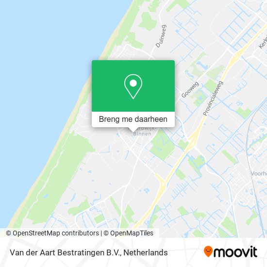Van der Aart Bestratingen B.V. kaart